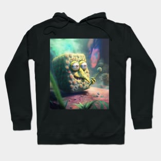 sponge smoking weed Hoodie